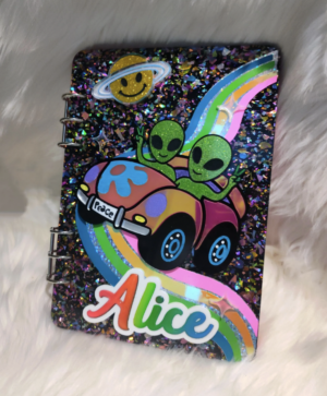 Lisa Frank Acrylic Notebook (NOT a Shaker)